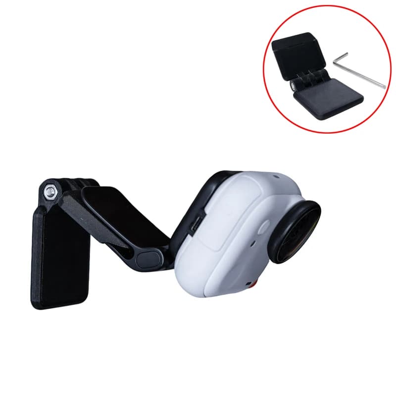 1PCS Portable Magnetic Clip Rear Bracket For First Person Cycling Accessories Neck Mounted For Insta360 GO Ultra Action Camera