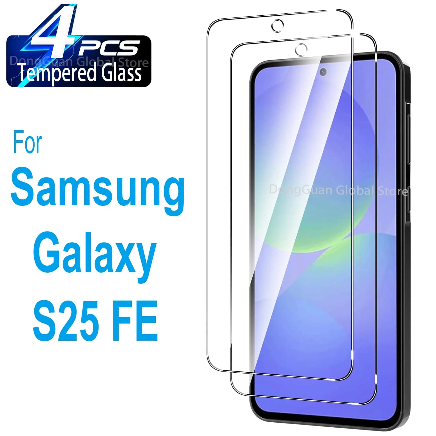 1/2/3/4 pezzi per Samsung Galaxy S25 FE HD in vetro temperato