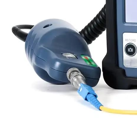 Microscopio a Fibra Ottica KIP-600P/600V con Ingrandimento di Alta Precisione 400x, Strumento di Ispezione Portatile per Test di Cavi in Fibra