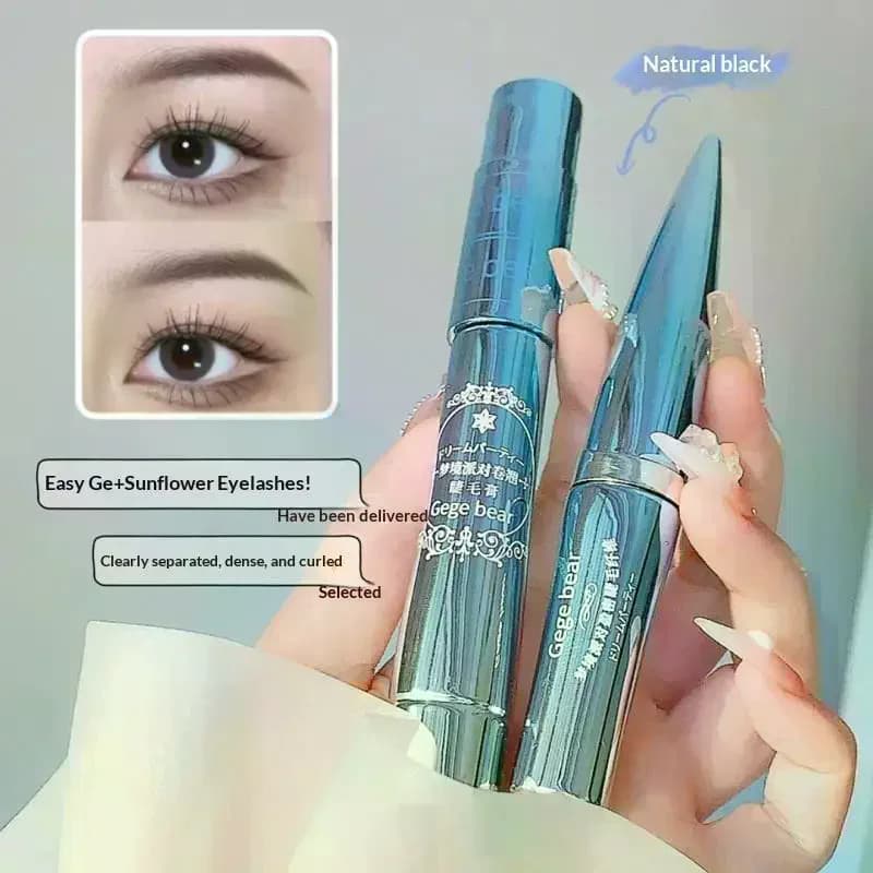 Mascara Gege Bear for Eyelashes, Waterproof, Long Duration, Extending and Incurring, Black, Cosmetic for Eyelashes