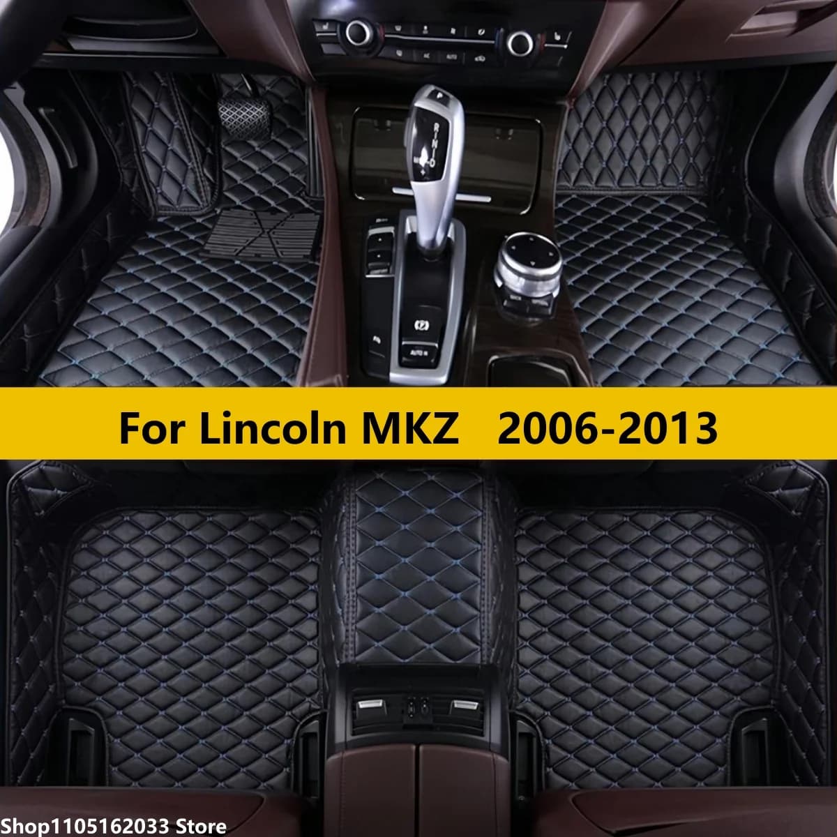 Custom Car Floor Mats For Lincoln MKZ 2006 2007 2008 2009 2010 2011 2012 2013 Auto Foot Matts Rugs Vehicle Full Set Carpet Pads