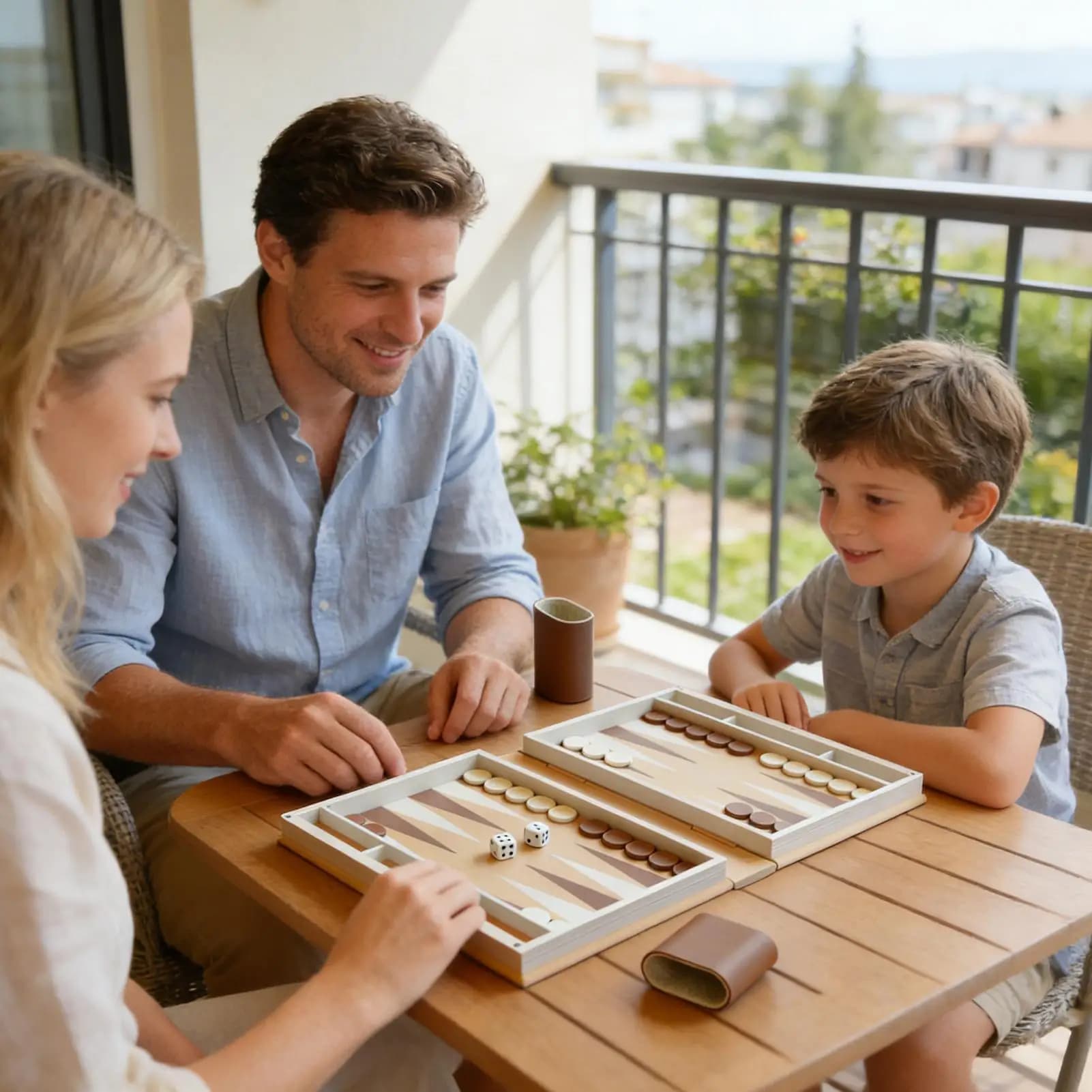 Set di Backgammon e Scacchi in Legno di Lusso, Grande Tavolo da Gioco Fatto a Mano, Giochi da Tavolo Portatili per Famiglia e Viaggi