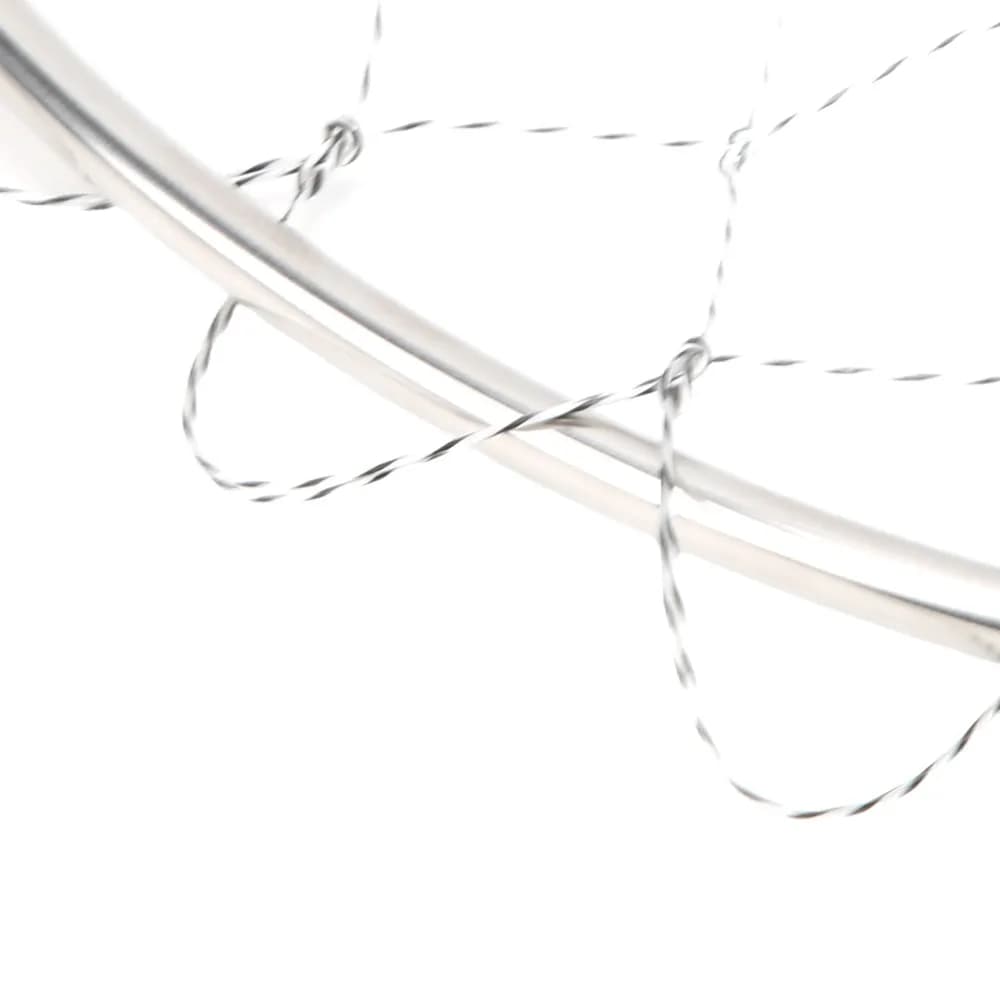 Teste di guadino in nylon portatili Rete Brail multifunzionale pieghevole Rete da pesca da 40 cm che cattura pesci