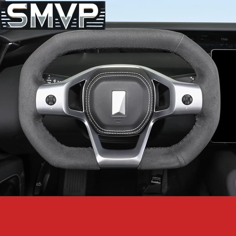 Misura Per AVATR 12 2023 2024 Car Styling Cucito A Mano Volante Copertura Protettiva Quattro Stagioni Auto Interni Accessori