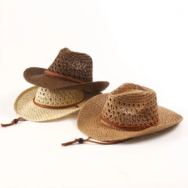 Cappello di paglia morbido Panama 1PC per uomo donna cappelli da spiaggia da viaggio traspiranti estivi cappello per protezione solare a tesa larga solido