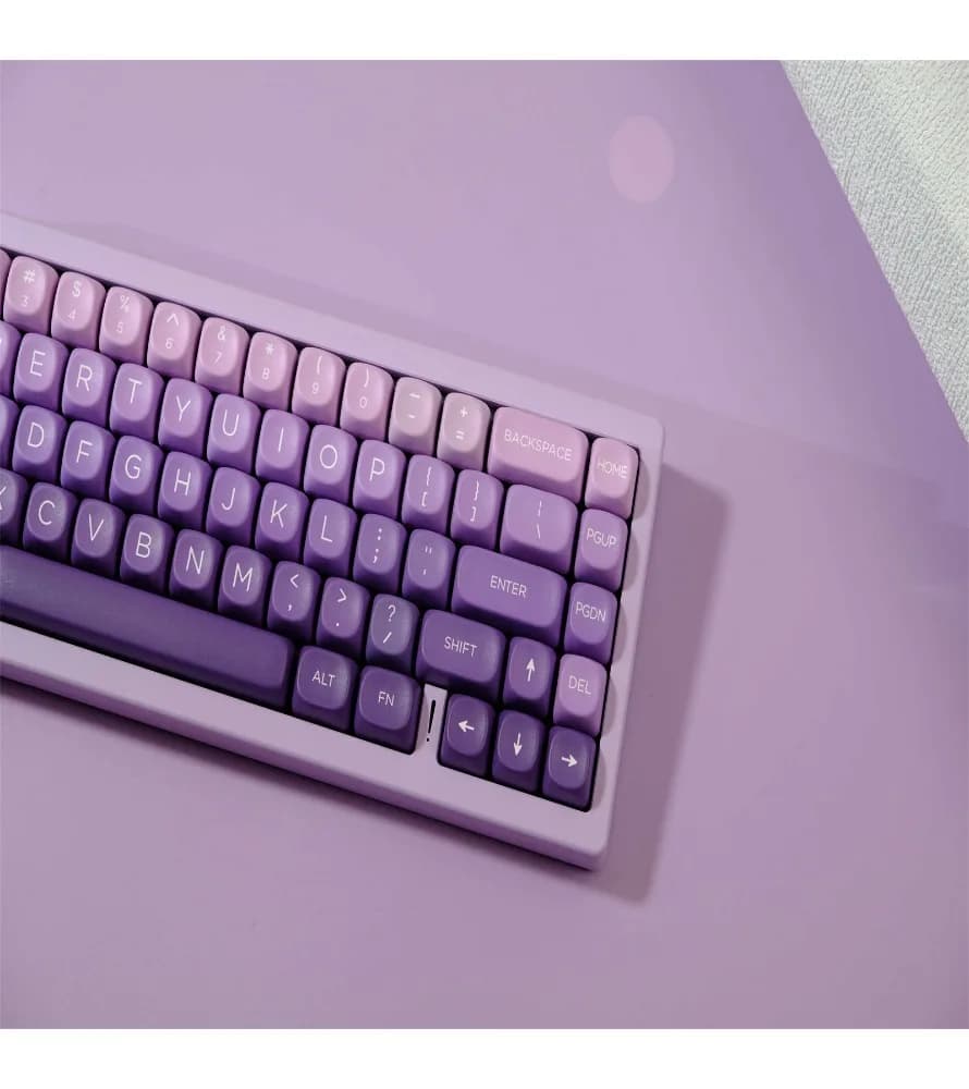 Sublimation process is suitable for a variety of mechanical keyboards GMK keycaps 126 keys PBT material MOA highly personalized