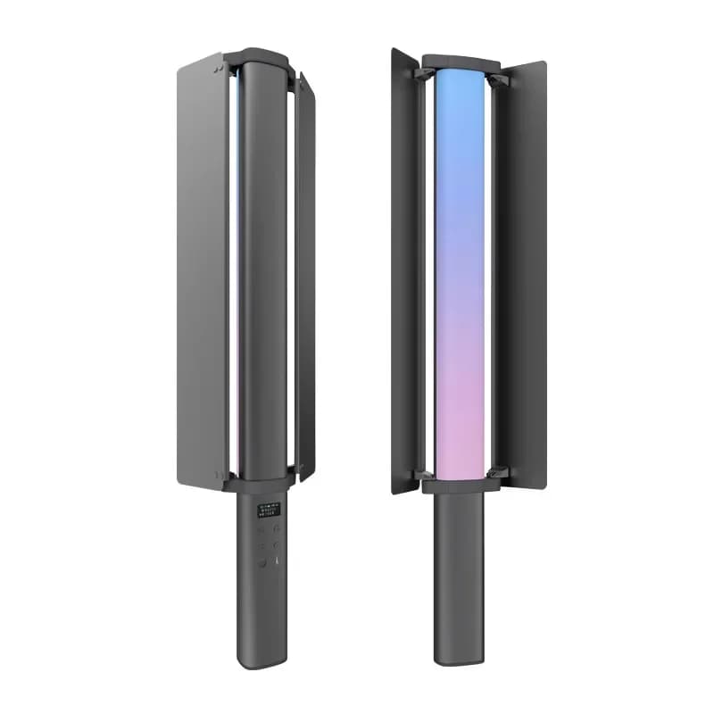 Lampada LED RGB Portatile LP550 da 20W ad Alta Potenza, Illuminatore a Colori per Video, Vlog, Fotografia e Selfie, per Studio e Telefoni