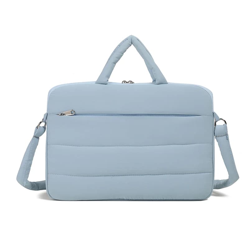 Borsa a tracolla imbottita alla moda per laptop da 13.3, 14, 15, 15.6, 16 pollici, compatibile con MacBook Air Pro, Dell, Samsung, Huawei, Xiaomi
