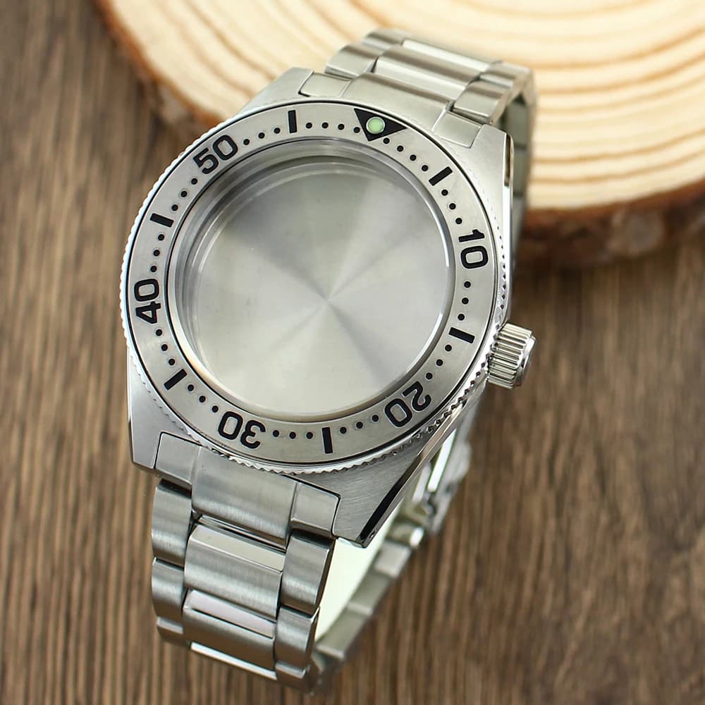 SPB143J1/SPB253J1 40mm Cassa per orologio subacqueo Bracciale in acciaio inossidabile AR Cristallo di zaffiro per Mod Tiger Whale NH35 NH36 NH38 4R36 Movt