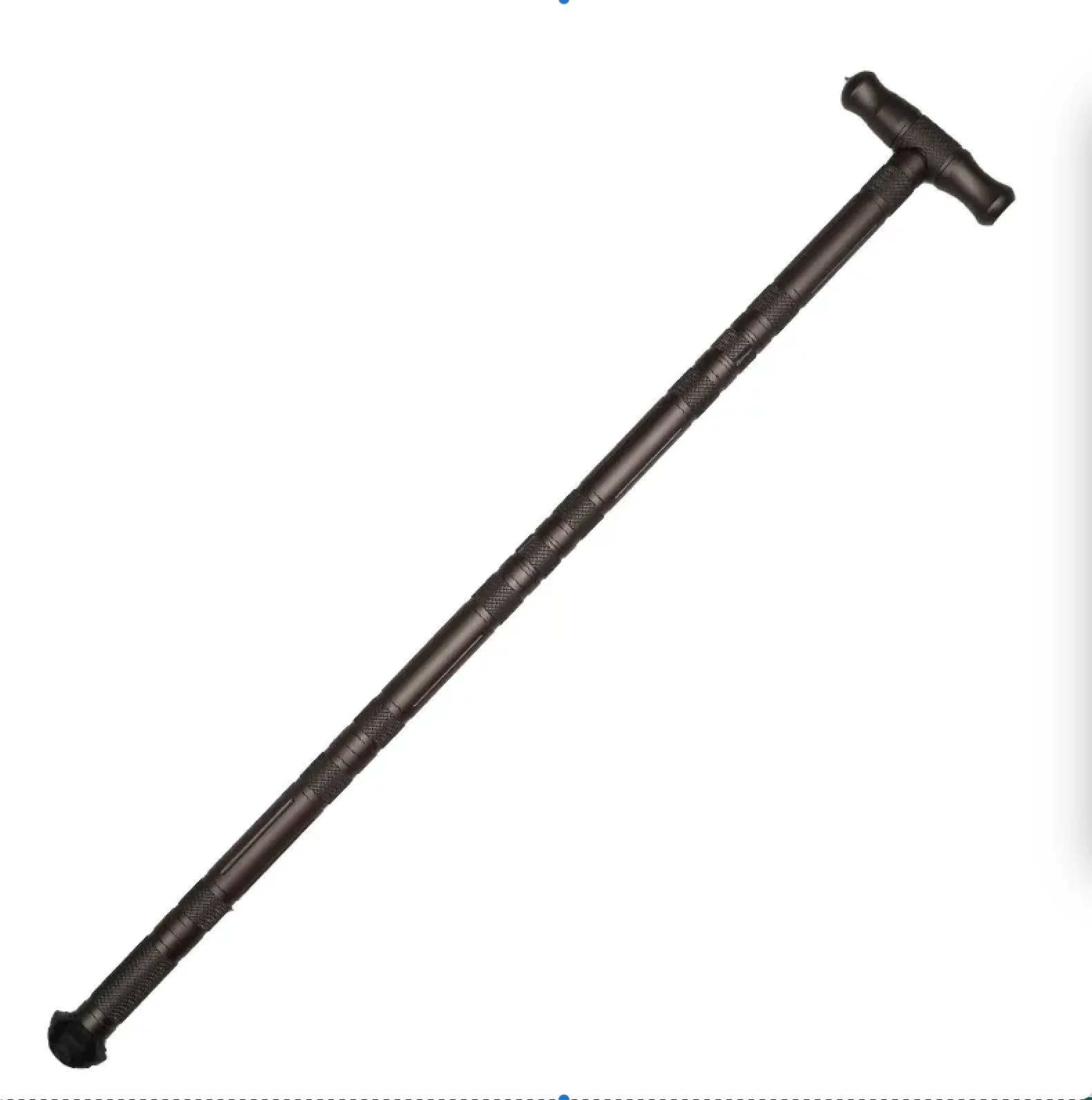 New Arrival Multifunctional T-Shaped Four-Section Trekking Pole Self-Defense Tactical Travel Car Stick Outdoor Manual Tools