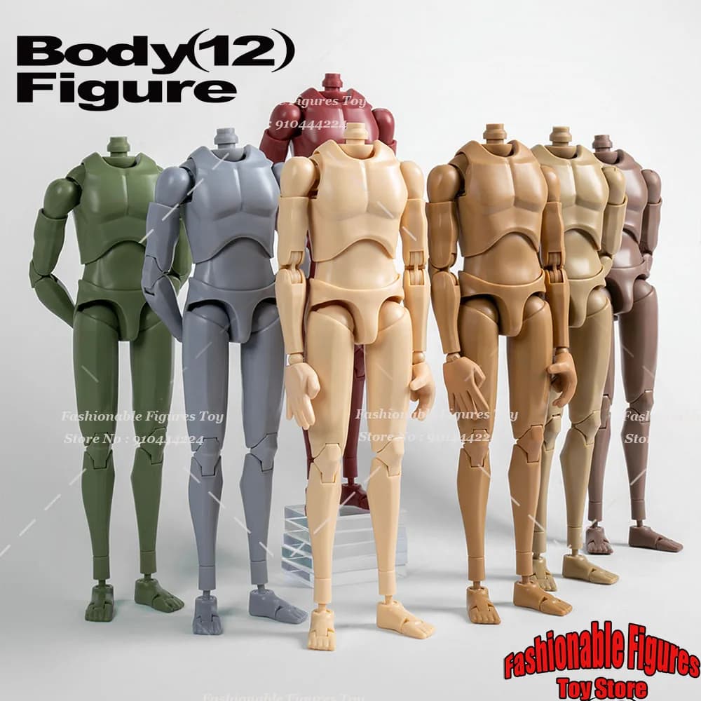 PART2PARK 1/6 Uomini Soldato Corpo Flessibile Spalle Strette Giunti Artista Arte Pittura Anime Modello 12 Pollici Action Figure Bambola Giocattoli