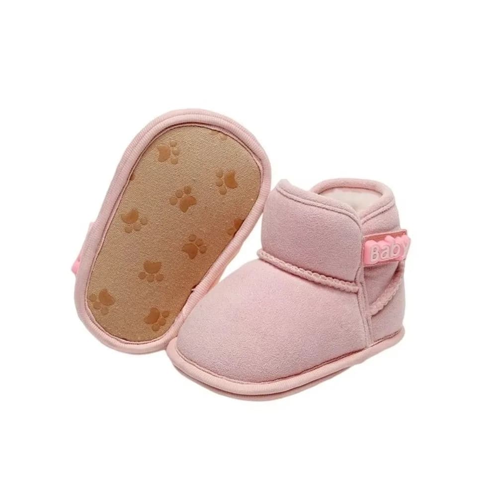 Winter Warm Babys Snow Booties Flats Slipper Newborn Baby Shoes Toddler Crib Boots Soft Toddler Infant Walking Shoes Girls Boys