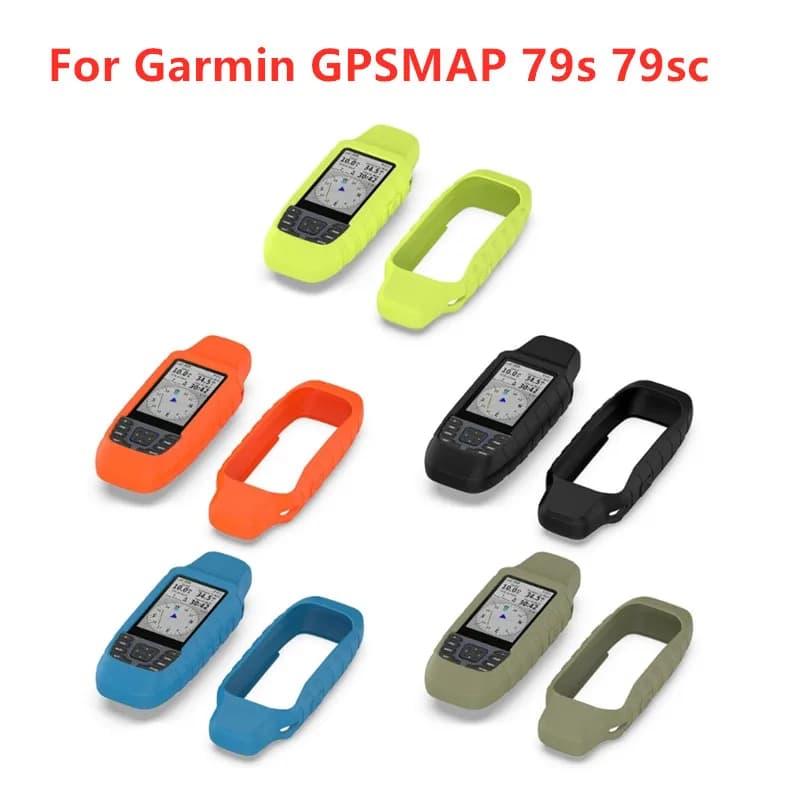 Custodia protettiva in silicone per protezione schermo per accessori custodia protettiva GPS portatile Garmin GPSMAP 79s 79sc