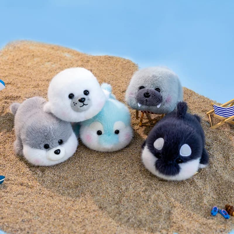 Simpatico acquario animale bambola di peluche giocattolo realistico pinguino delfino serie di sigilli bambola di peluche arredamento della camera ornamento regalo di compleanno per bambini