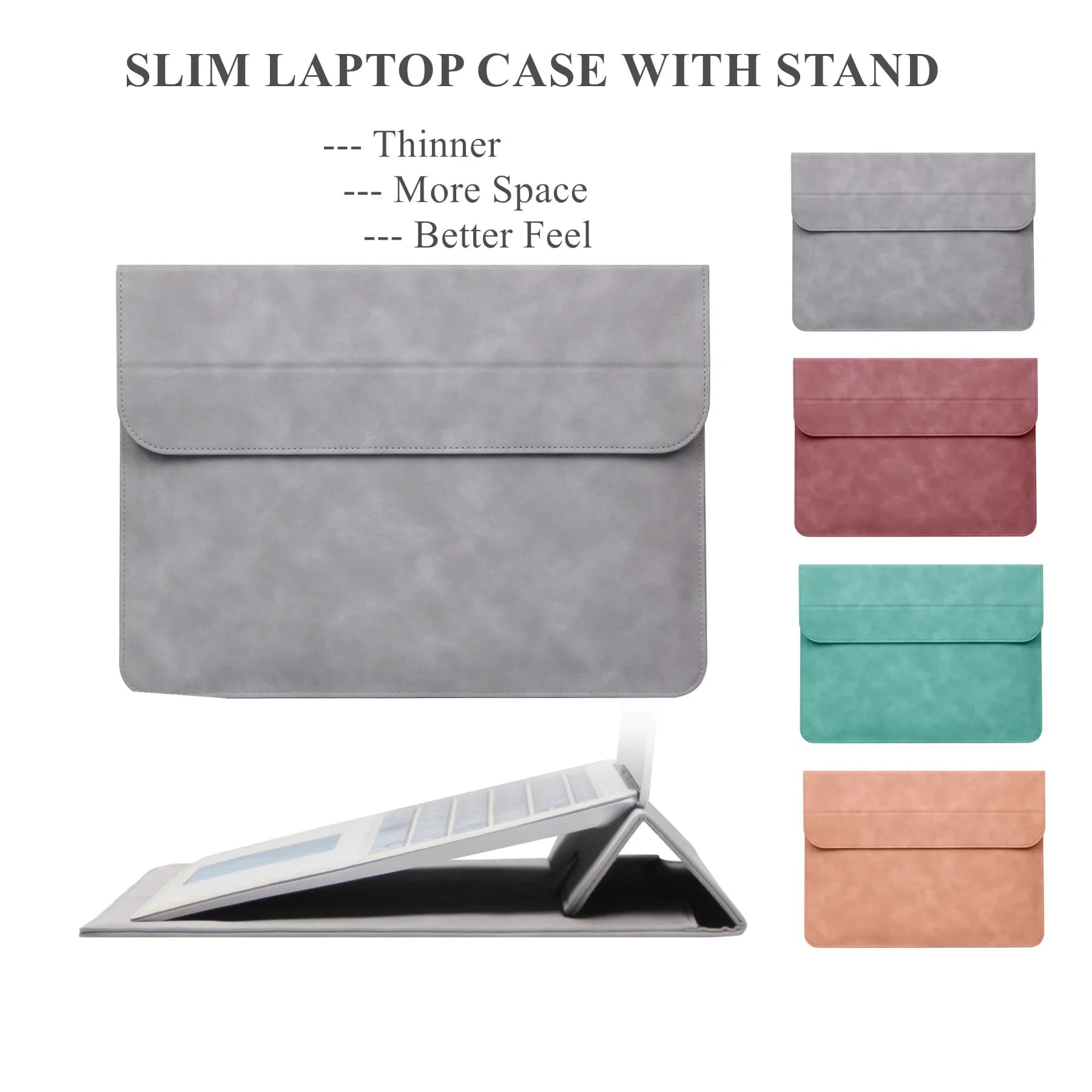 Custodia per laptop 13~16 pollici con supporto per MacBook Pro/Air Samsung HUAWEI Xiaomi Tablet Chromebook Custodia protettiva sottile per laptop