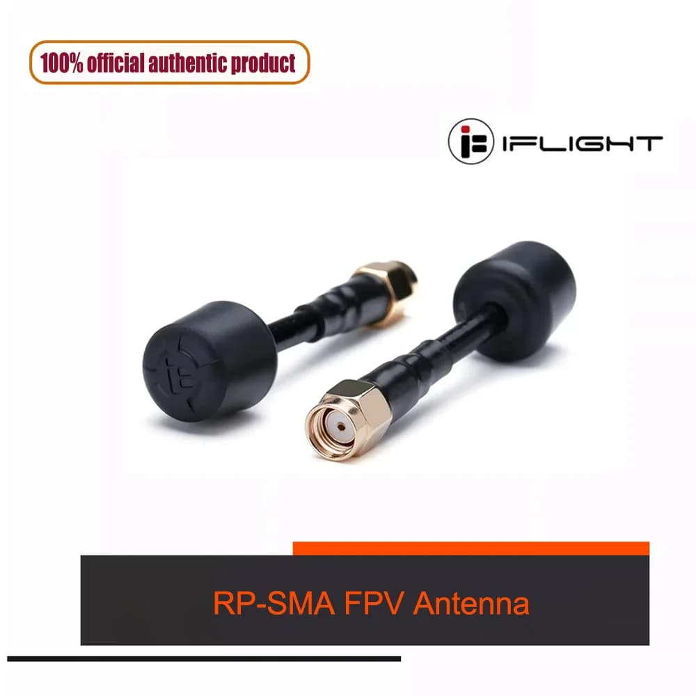 Antenna FPV iFlight Albatross LHCP/RHCP 5.8GHz SMA/LHCP RP-SMA, frequenza 5000-6000MHz con cavo da 45mm per droni da corsa FPV
