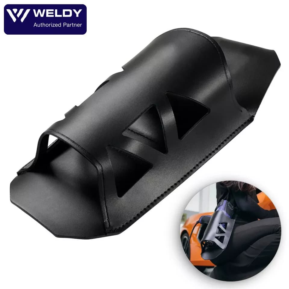 Fondina in pelle Weldy per pratico supporto per pistola termica serie Weldy HG 330 e 530
