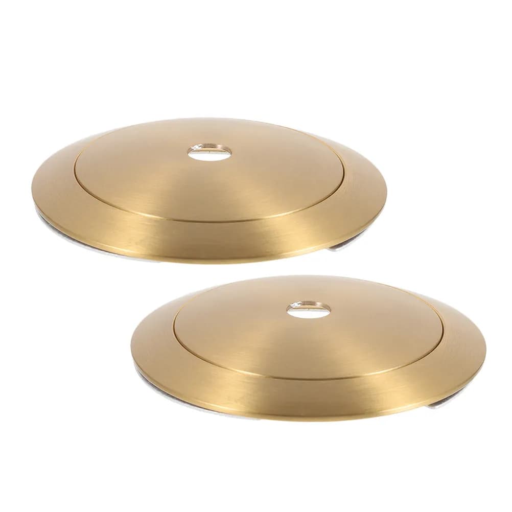 2Pcs Brass Lampshade Retainer Rings Glass Socket Holder Long-Lasting Light Fixture Parts for Indoor Commercial Lighting