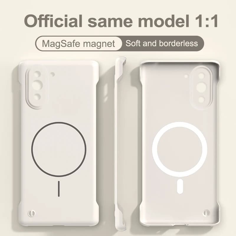 Per Magsafe Custodia per telefono con ricarica wireless magnetica senza cornice per Huawei Nova 14 Ultra 13 12 11 10 9 8 Pro Cover posteriore rigida sottile