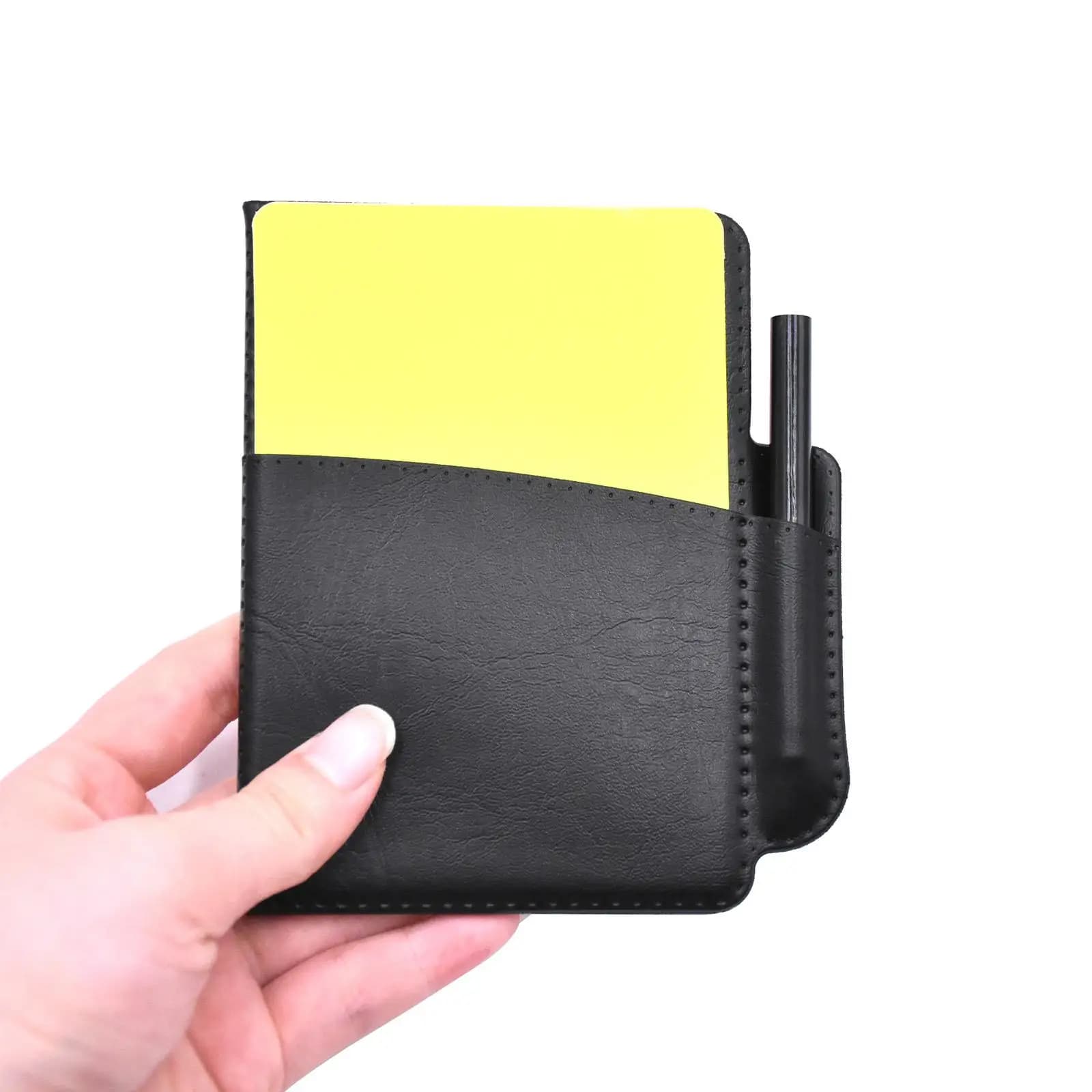 Football Referee Card Set with Durable Wallet and Pencils Warning Cards for Soccer Basketball