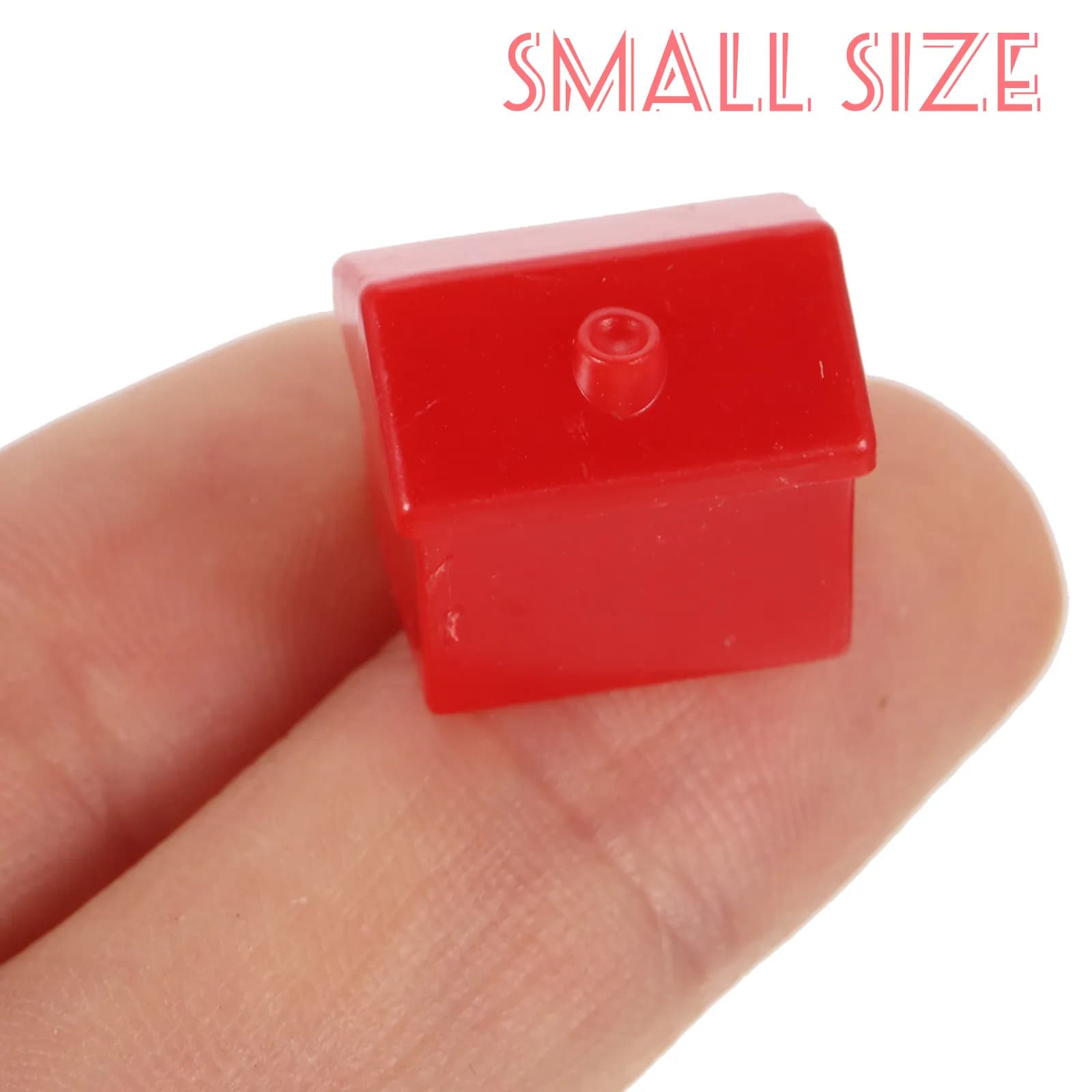 2 Set di Pezzi di Ricambio in Plastica per Giochi da Tavolo: Token Casa, Uomo Ricco, Hotel, Pezzi degli Scacchi per Accessori da Gioco, Artigianato e Pensiero Logico