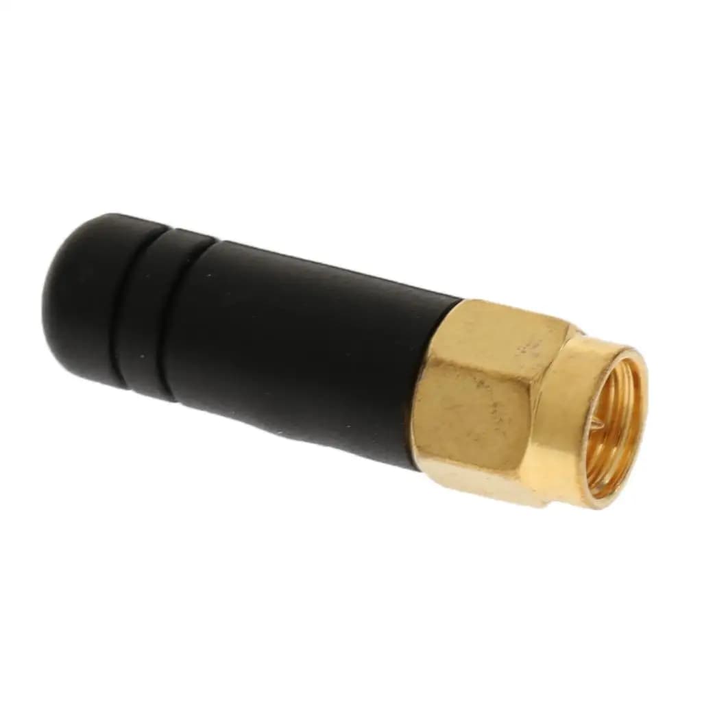 Connettore antenna WiFi coassiale coassiale RF 2.4G SMA-J mini antenna a pollice 5x3 cm