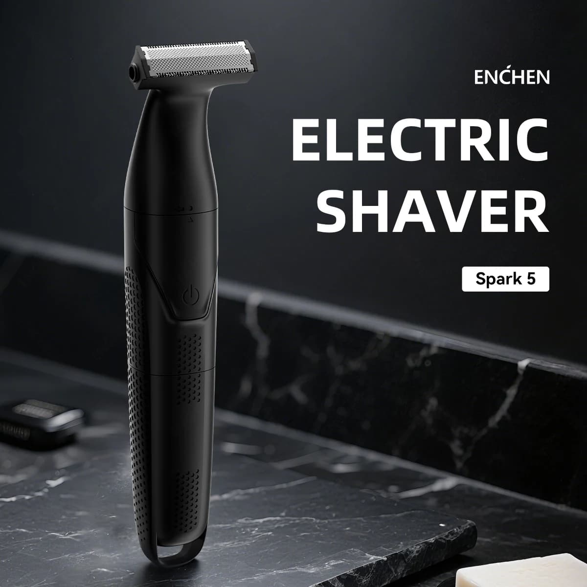 ENCHEN Spark 5 Radiator for IPX6 waterproof electric trimmer for the whole body 6500 rpm Low noise motor with 5 guided combs