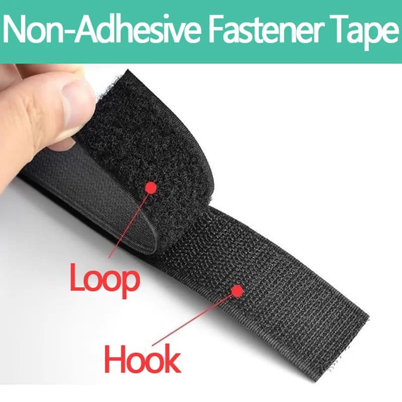 Nastro a strappo da cucire, chiusura in nylon non adesiva per abbigliamento, borse, lavoretti fai da te, rotolo da 1M, disponibile in larghezze da 20/25/30/50mm