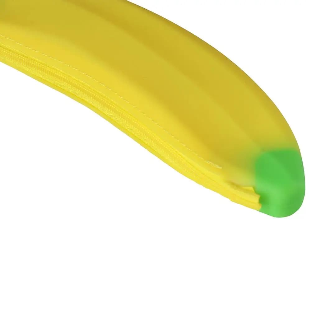Organizer Trendy in Silicone, Portafoglio Kawaii Originale, Astuccio per Matite, Borsa a Forma di Banana