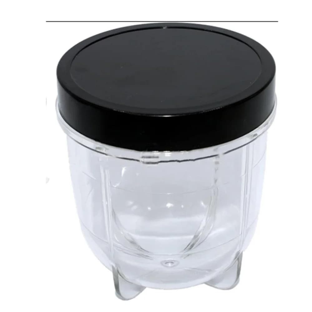 1PC Sostituzione per uso alimentare Piccola tazza 12OZ Tazza + Coperchio Set Facile pulizia per Magic M-B1001 250W Frullatore Accessori