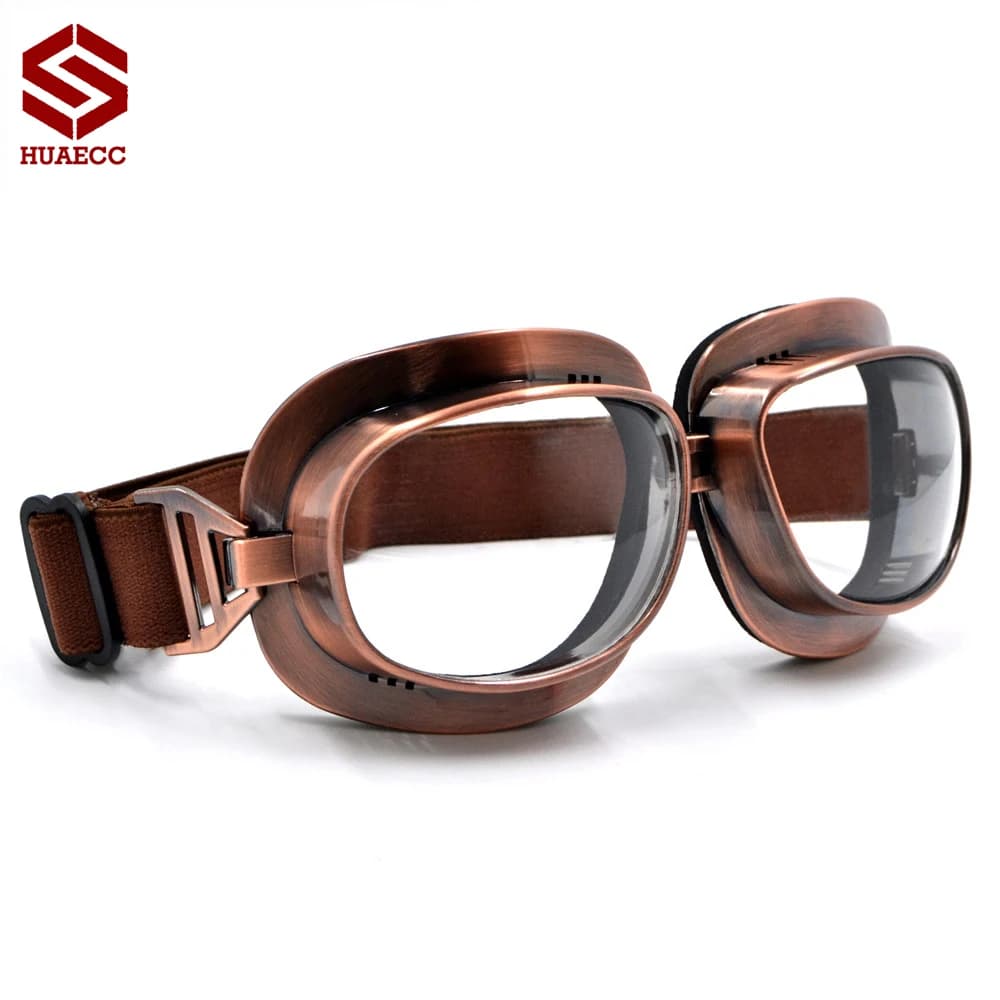Occhiali da moto con Claer Lente Casco Da Snowboard Corsa Scooter Occhiali per Sci Pilot Cruiser Off Road Googles
