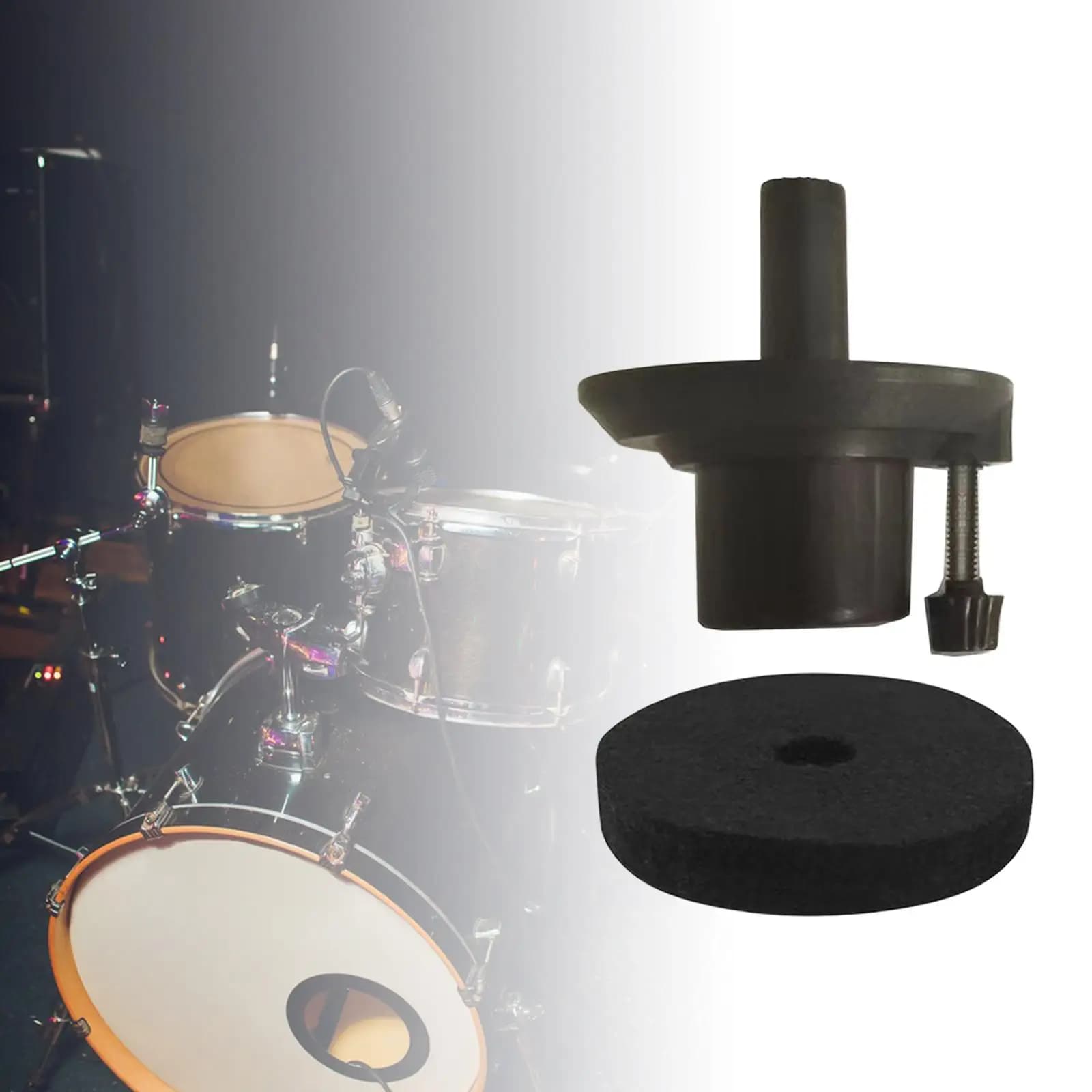 Robusti Cuscinetti in Feltro per Supporto Piatti, Accessorio Hardware per Batteria, Ricambio per Parti di Supporto Piatti