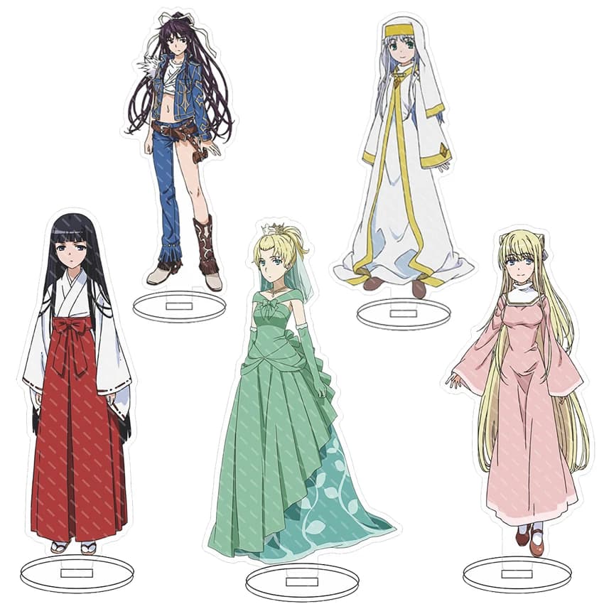 16CM Anime Acrylic Stand A Certain Magical Index Kamijō Tōma Index Misaka Mikoto Accelerator Cos Figure Ornaments Gifts