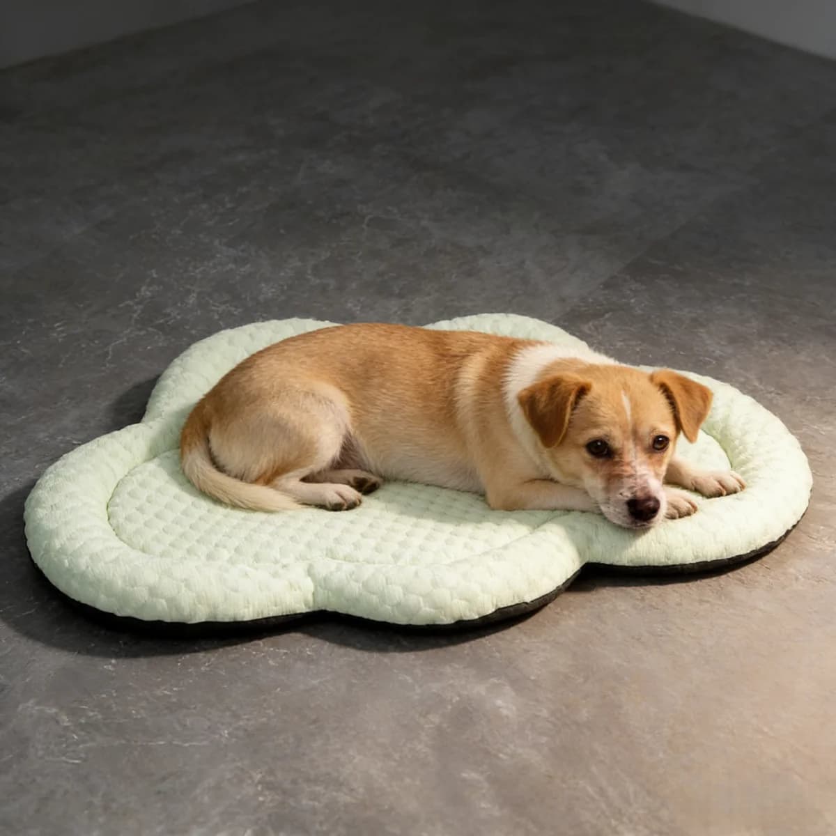 Tappetino Refrigerante per Animali Domestici a Forma di Nuvola in Seta Ghiacciata, Cuscino Estivo Traspirante Morbido per Cani e Gatti, Antiscivolo, Lavabile, Letto Rinfrescante Portatile