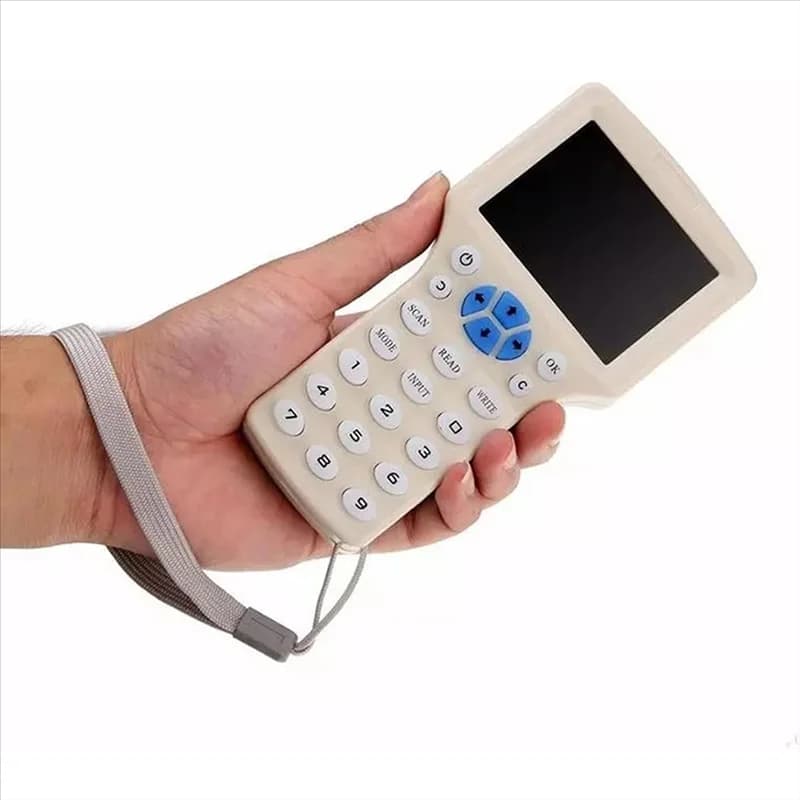 Bruciatore lettore di schede RFID avanzato B18B: scanner NFC portatile con decodificatore RFID a 10 frequenze in inglese IC/ID per carte 125Khz 13,56Mhz