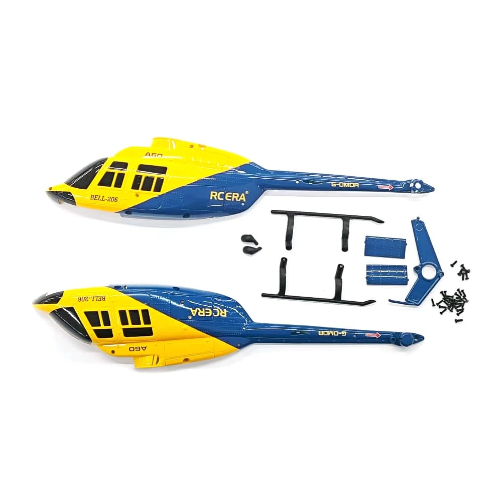 Tettuccio per pezzi di ricambio per elicotteri RC ERA A60 Mini Bell-206 RC