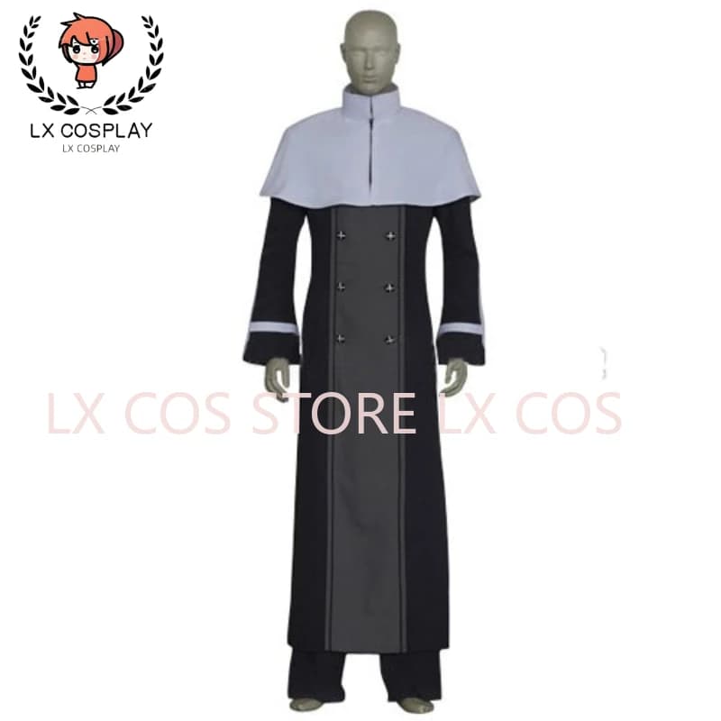 Costume Justin Law Costume cosplay in tessuto uniforme per vestiti anime in costume di Halloween