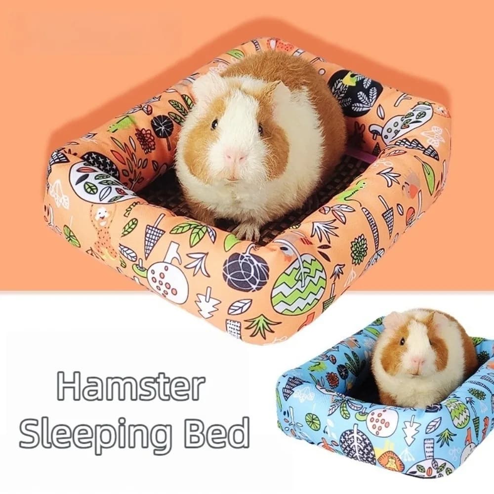 New Canvas Gerbil Cushion Comfortable Breathable Hamster Nests Washable Multi-size Hamster Sleeping Bed Pet Supplies