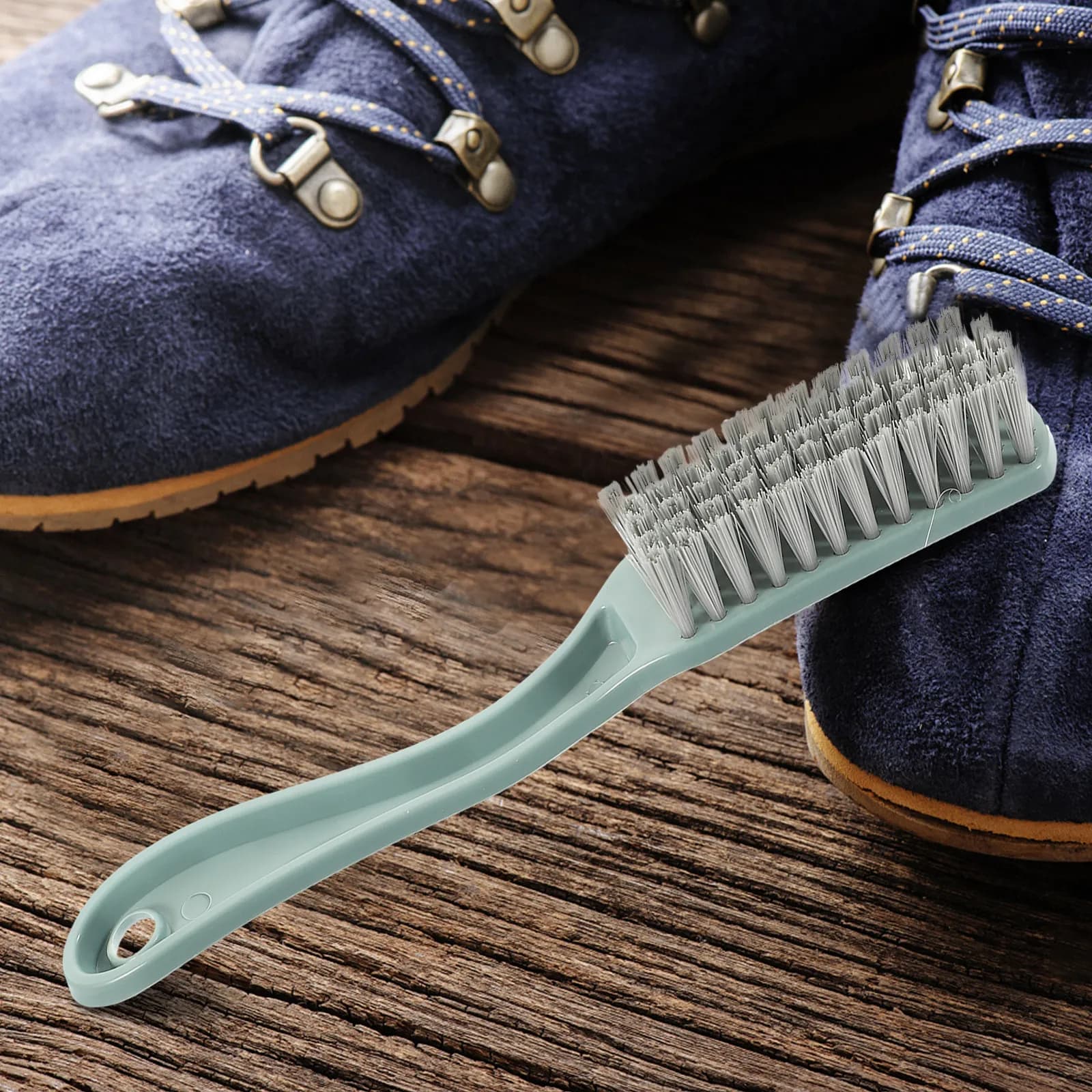 4Pcs Cleaning Brush Multi-Functional Laundry Brush Shoes Clothes Floor Bath Tub Cleaner Hangable Long Handle Cleaning Tool