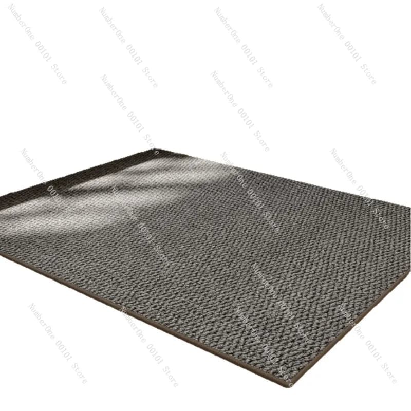 Tappetino per Porta in Finto Sisal Resistente e Lavabile, Antiscivolo, per Ingresso Casa, Interni ed Esterni