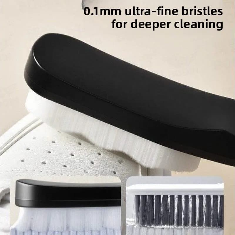 Spazzola per Scarpe Ultra-Morbida con Setole Nano per Pulizia Scarpe da Corsa, Non Danneggia la Superficie, Strumento per la Cura delle Calzature per Uso Domestico