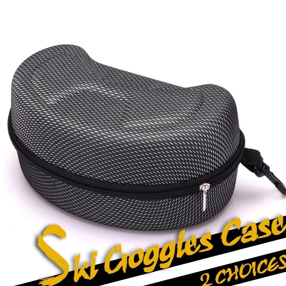 GOBYGO Travel Snowboard custodia per occhiali da sci senza occhiali inverno sci all'aperto occhiali sportivi occhiali da sole EVA scatola di immagazzinaggio