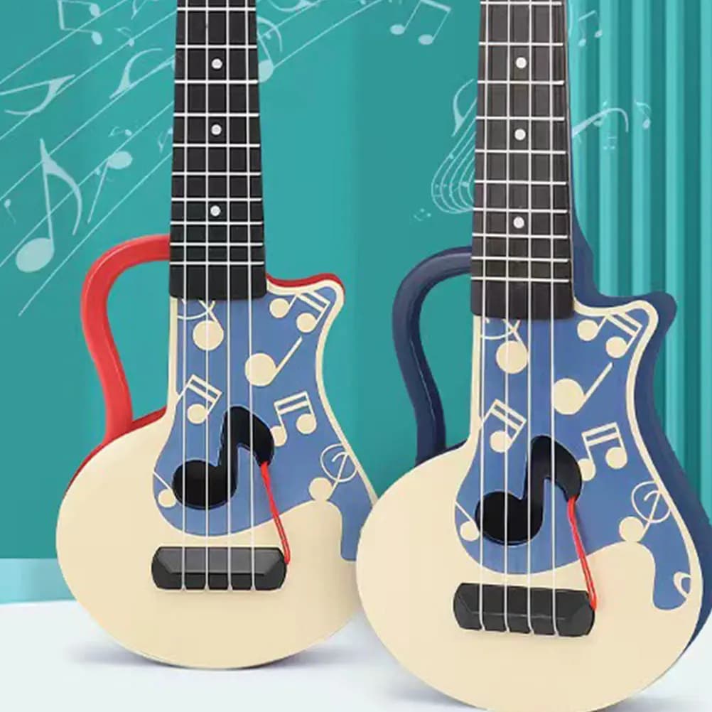 2 Pezzi Ukulele per Bambini, Strumento per Principianti, Regalo Musicale Educativo per Bambini e Ragazzi, Ukulele per Allenamento e Pratica
