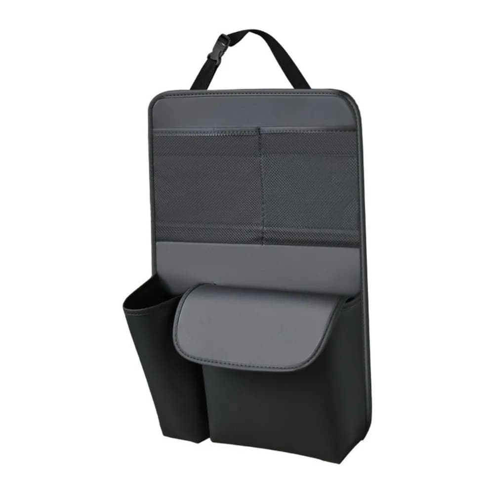 Organizer per Sedile Auto in Pelle PU, Borsa Portaoggetti Multifunzionale Portatile per Sedile Posteriore, Organizer Sospeso Multi-Tasca