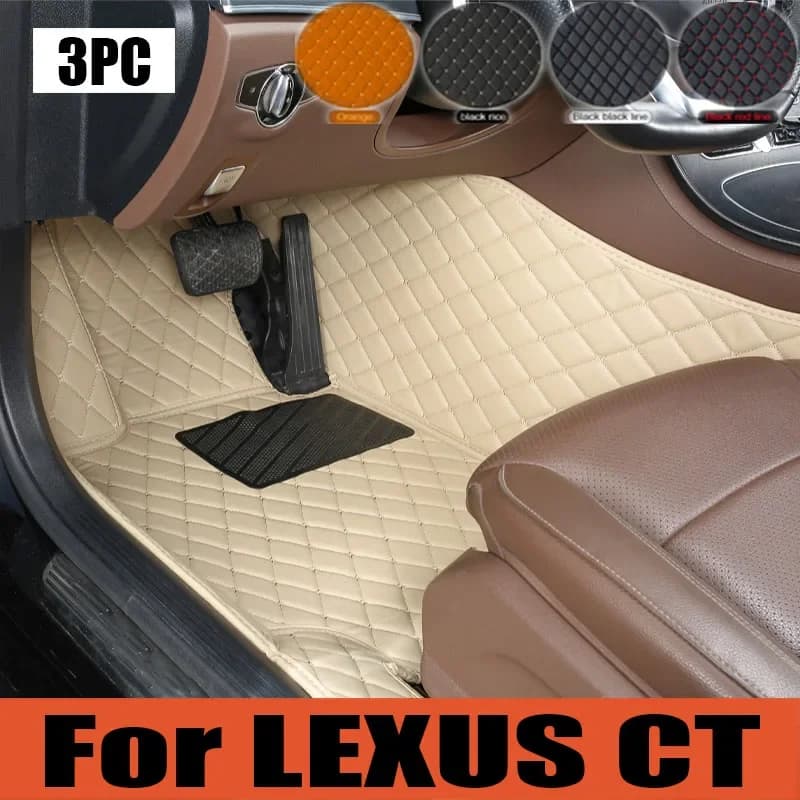 Tappetini auto originali per LEXUS serie CT 200h CT200h 2011 2012 2013 2014 2015 2016 2017 Tappetini auto personalizzati automobile carpa