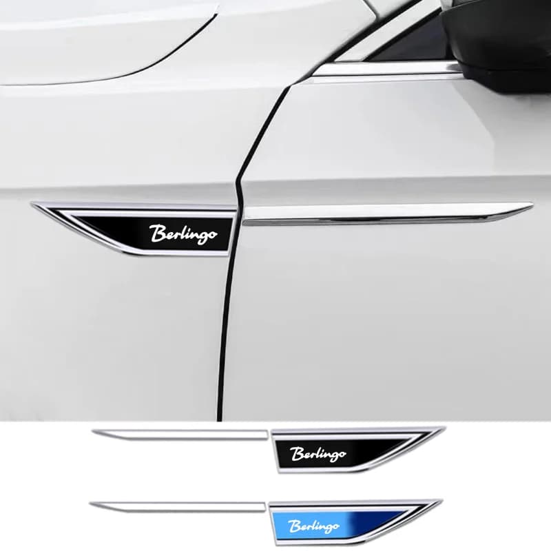 25X3 CM Auto Porta Parafango Lama Laterale Distintivo Car Body Sticker Per Citroen Berlingo 1996 1998 1999 2005 2006 2007 2010 2017 2018 2020