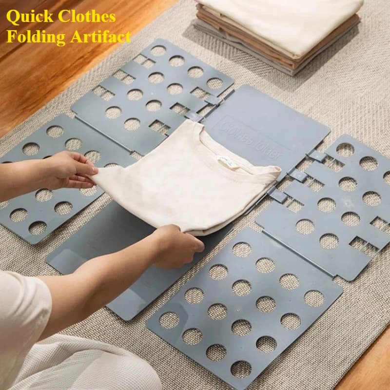Tavola pieghevole per vestiti rapidi da 48 cm, tavola pieghevole per magliette per bambini adulti, tavola pieghevole per vestiti, strumenti per la conservazione della casa