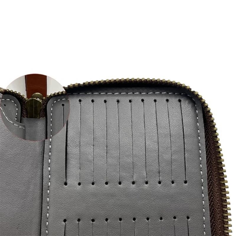 Cucchiaio Esche Trota Richiamo Wallet PU Organizers Leather handbag Artificial Crankbait Bag With Richiamo Fishing From