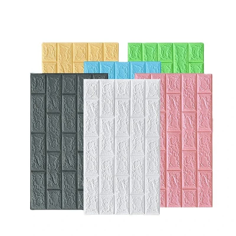 70x38 cm 3D Adesivi murali Schiuma autoadesiva Brick Room Decor FAI DA TE 3D Carta da parati Decorazione della parete Soggiorno Adesivo da parete per la camera dei bambini оkusи
