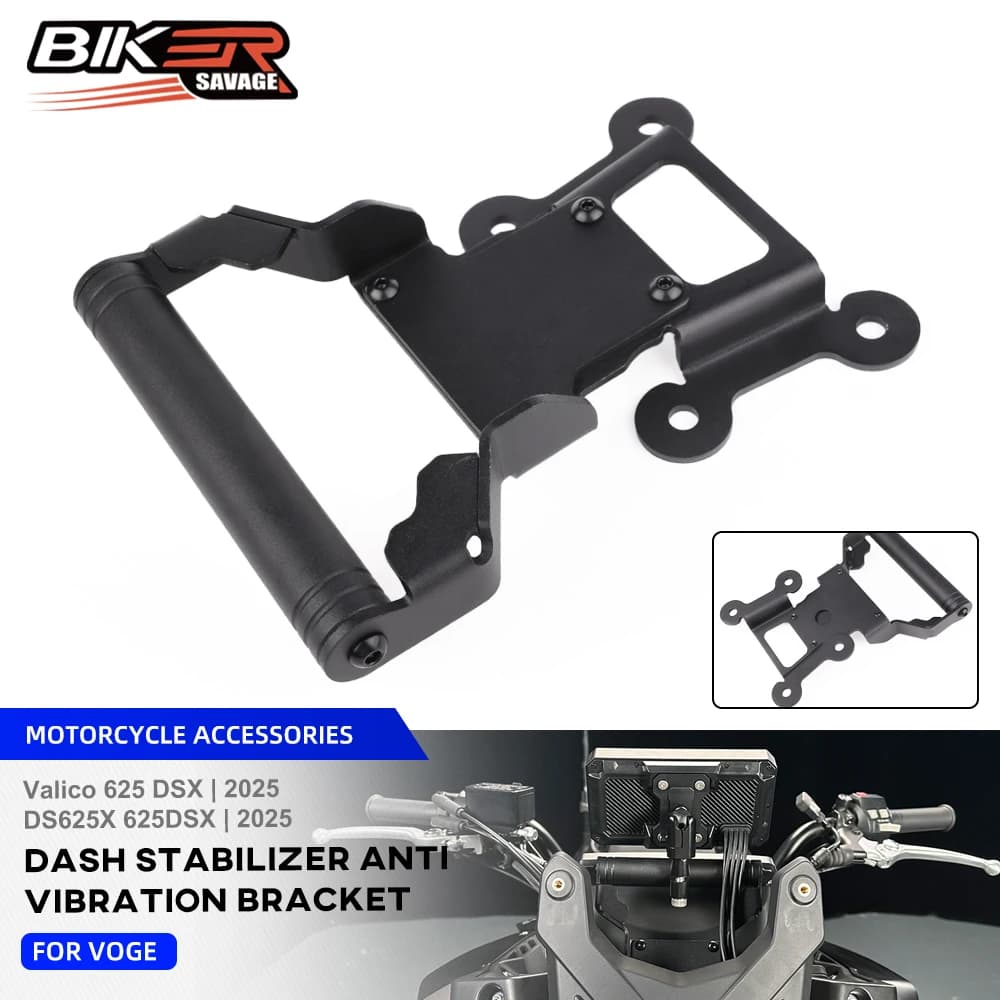 Per VOGE DS625X 625DSX Staffa di Navigazione GPS Supporto Del Telefono Mobile Valico 625 DSX 2025 Parti Del Motociclo Supporto Del Basamento Del Cellulare